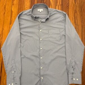 Peter Millar Blue Casual Button Down Shirt